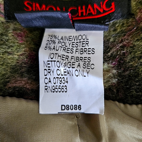 Simon Chang Wool Blazer - Picture 3 of 5